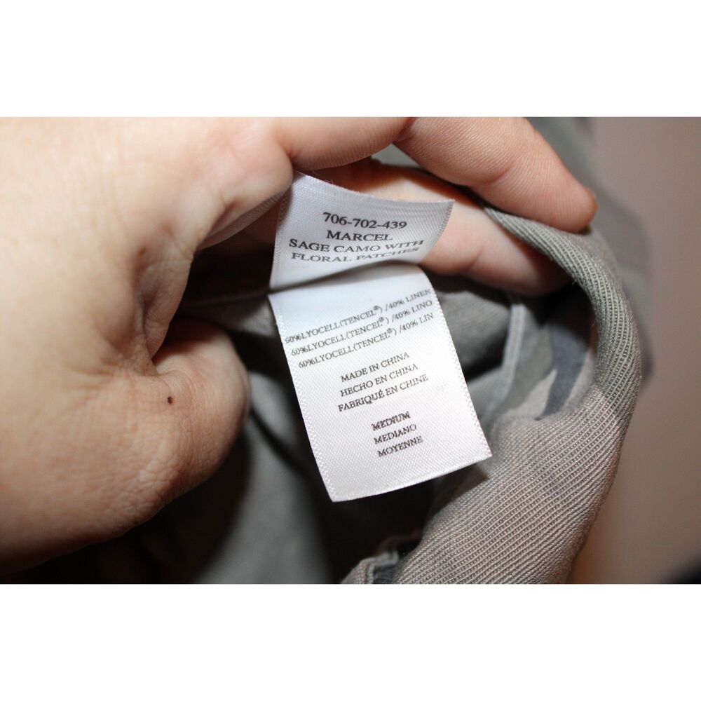 Rails Marcel Camo Sage Green Size Medium With Pin… - image 7